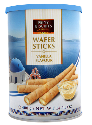 Feiny Biscuits Wafer Rolls Vanilla Flavour 400g