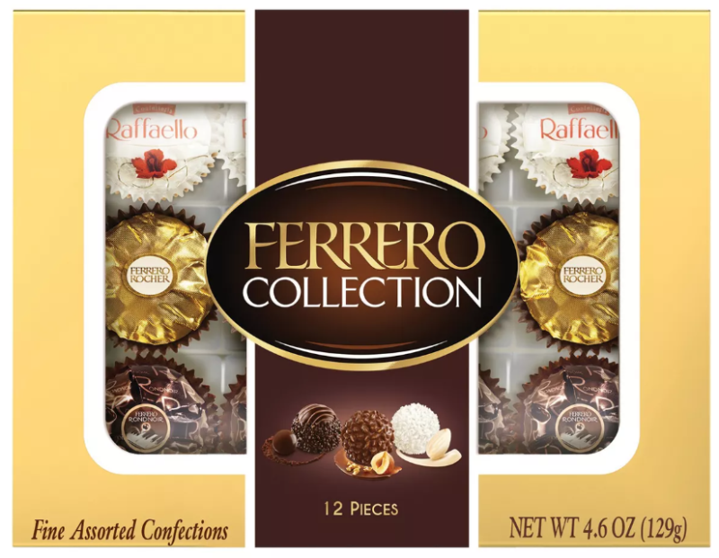 Ferrero Rocher Collection Assorted Chocolates Candy 12 pc 4.6 oz