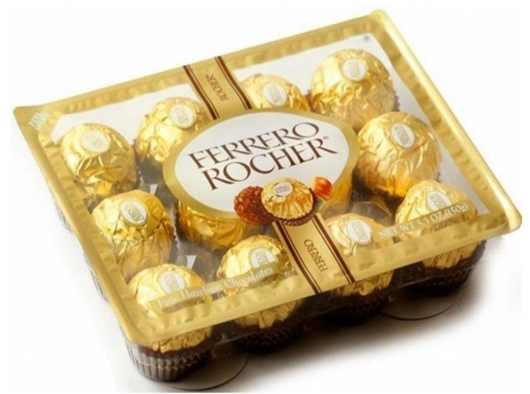 Ferrero Rocher Fine Hazelnut Chocolate 12 pc 5.3 oz