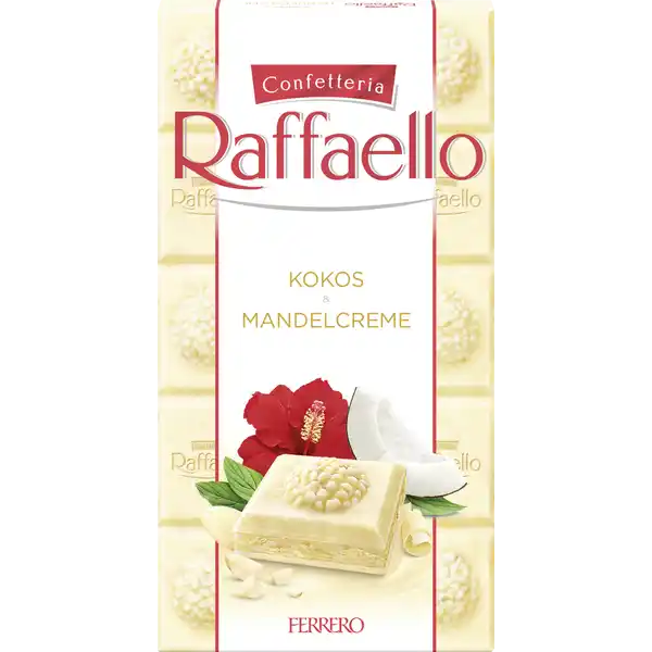 Ferrero Rocher White Chocolate Raffaello with Coconut and Almond Cream 3.1 oz