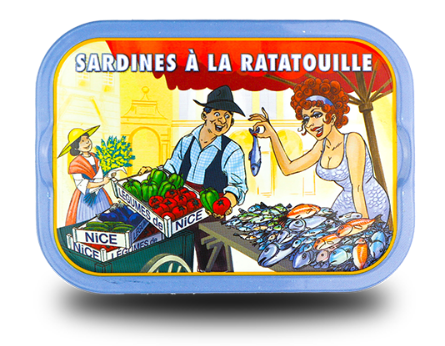Ferrigno Sardines a La Ratatouille from Marseille 4 oz