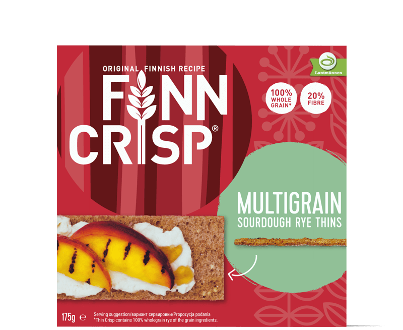 Finn Crisp Sourdough Rye Thins Multigrain Crispbread 6.1 oz