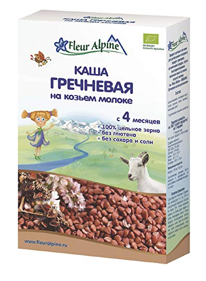 Fleur Alpine Buckwheat Cereal with Goat Milk 200g