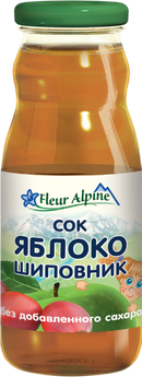 Fleur Alpine Saft Baby Apfel-Hagebutte Bio 200ml