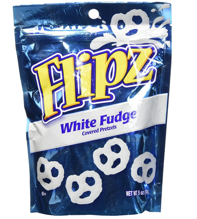 Flipz White Fudge Covered Pretzels 5 oz