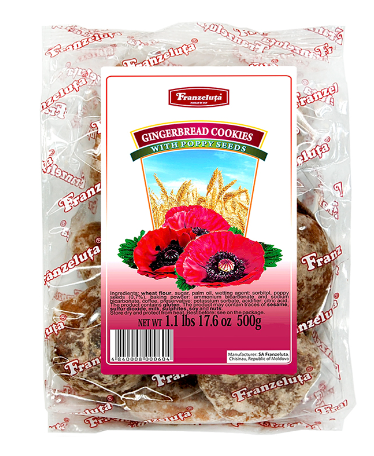 Franzeluta Gingerbread with Poppy Seeds 500 g