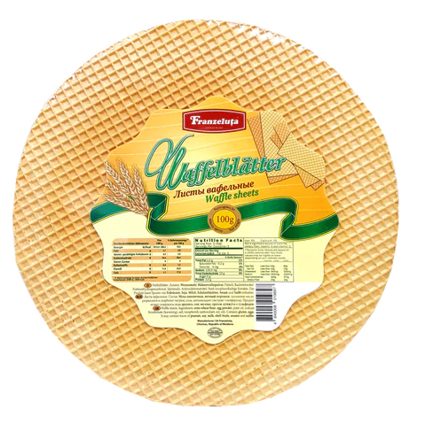 Franzeluta Round Wafer Cakes 6 sheets 100 g