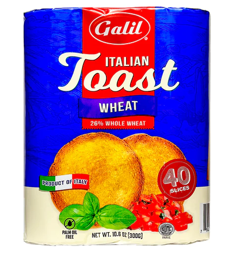 Galil Italian Toast Whole Wheat 300 g