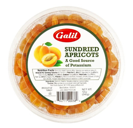 Galil Turkish Dried Apricots 12 Oz