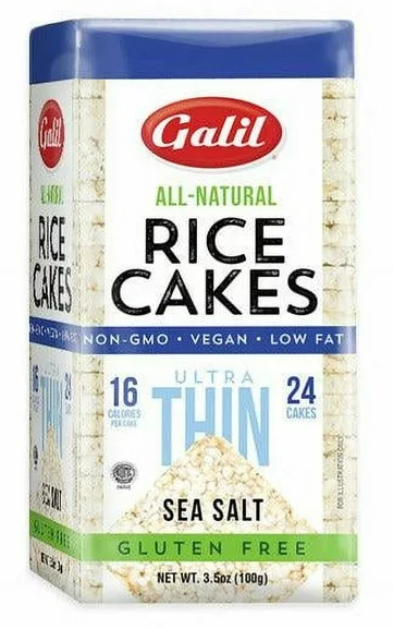 Galil Ultra Thin Rice Sea Salt Cakes 3.5 oz