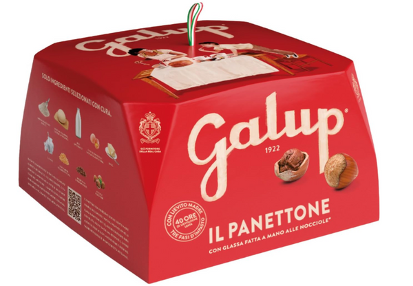 Galup Traditional Panettone with Hazelnut Frosting 100 g