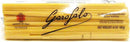 Garofalo Premium Durum Wheat Semolina Fettucce Pasta 16 oz in clear packaging showcasing long flat noodles. Authentic Italian pasta made in Naples.