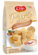 Gastone Lago Party Wafers Cappuccino Cream Filling 8.82 oz