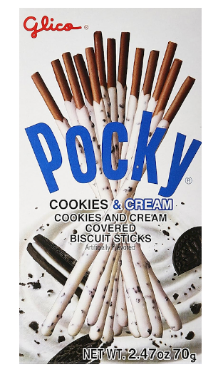 Glico Pocky Cookies & Cream Biscuit Stick 2.47 oz