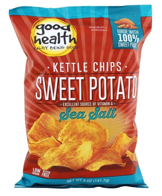 Good Health Sea Salt Sweet Potato Chips 5 oz