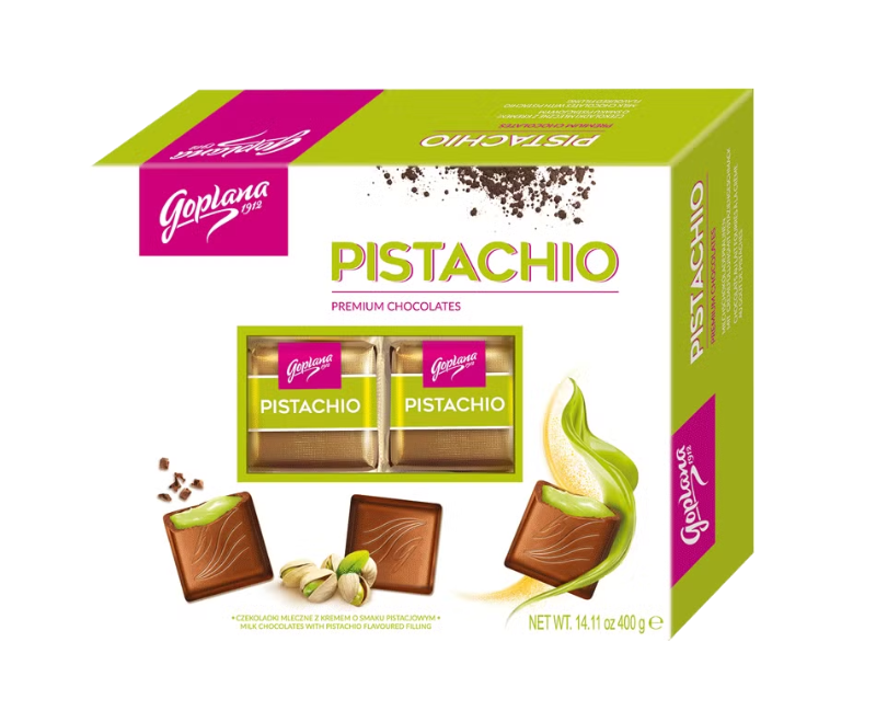 Goplana Pistachio in Chocolate 400 g