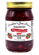 Grandma's Jam House Homestyle Hot Strawberry Jam 16 oz