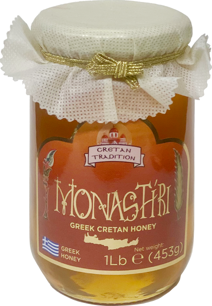 Greek Monastiri Pure Blossom Honey 16oz