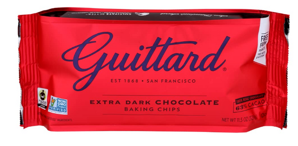 Guittard Baking Chips Extra Dark Chocolate 11.5 Oz