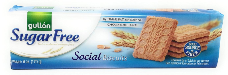 Gullon Sugar Free Social Biscuits 170g