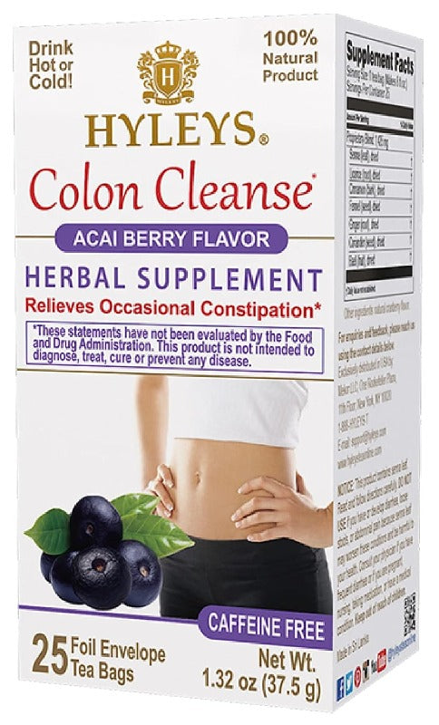 Hyleys Colon Cleanse Acai Berry 25 Tea Bags