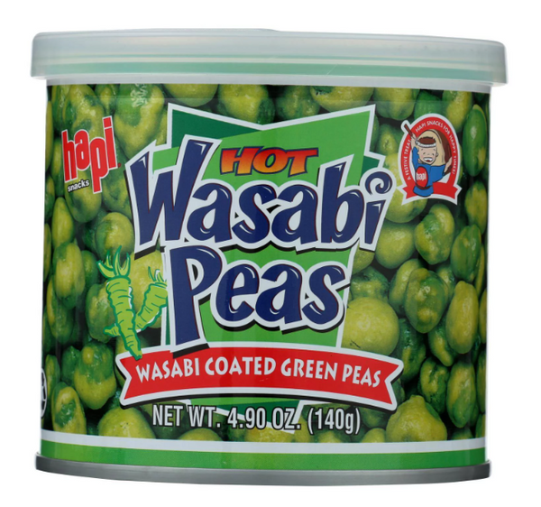 Hapi Snacks Hot Wasabi Coated Green Peas 4.9 oz