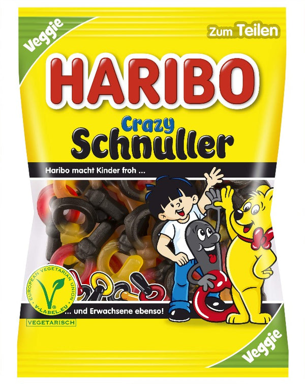 Haribo Crazy Schnuller Gummy Candy 175 g