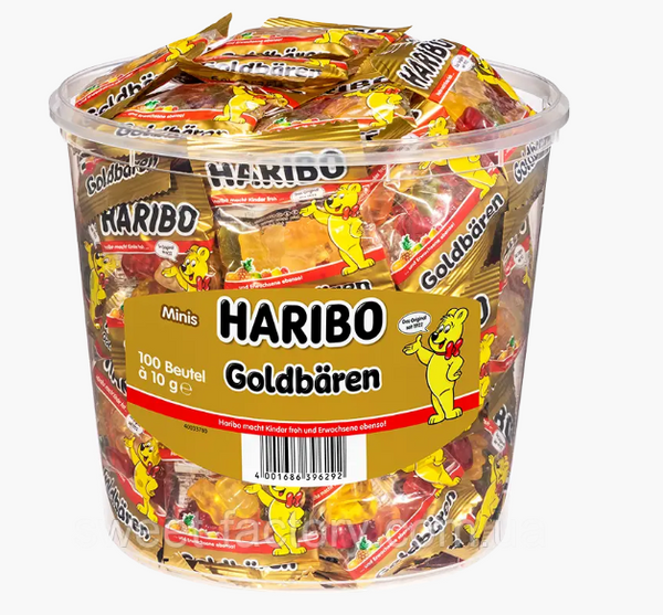 Haribo Goldbaren Mini 100 pcs 1000g
