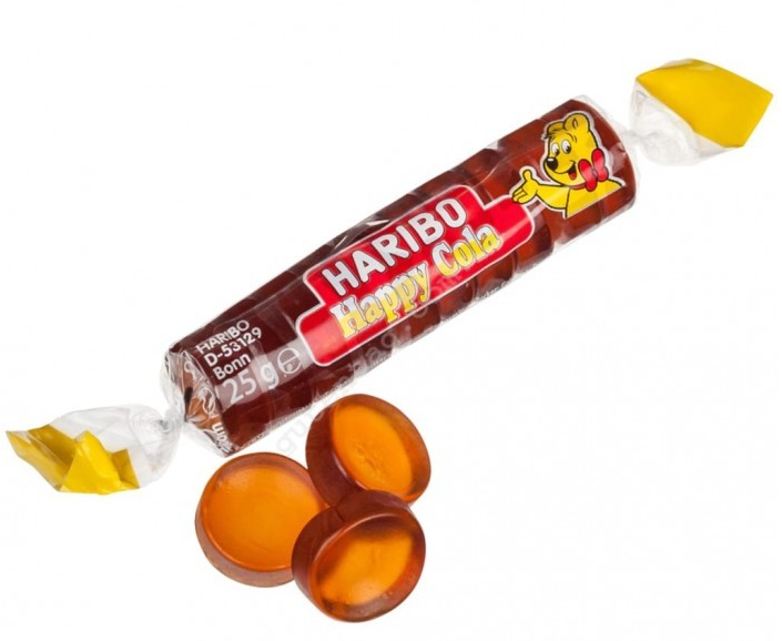 Haribo Happy Cola Roulette Chewy Candy 25 g