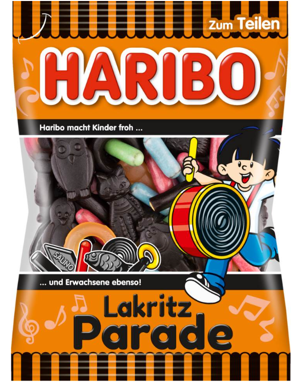 Haribo Lakritz Parade 175 g