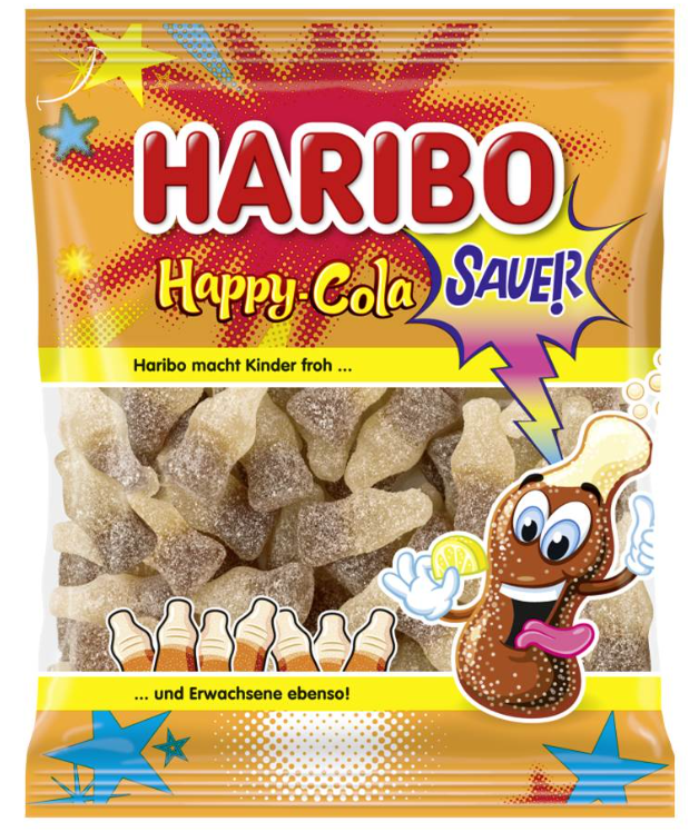 Haribo Sauer Happy-Cola Gummy Candy 175 g