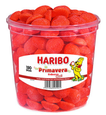 Haribo Primavera Erdbeeren 150 pcs 1050 g