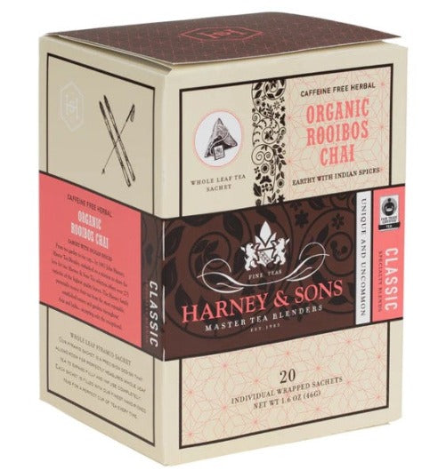 Harney and Sons Organic Rooibos Chai Tea 20 Bags