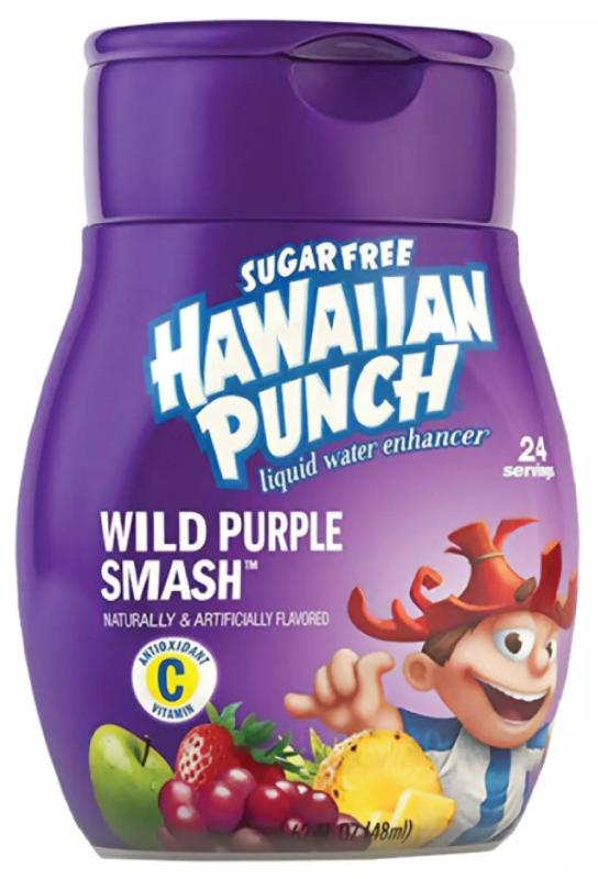 Hawaiian Punch Wild Purple Smash Liquid Water Enhancer 48 ml