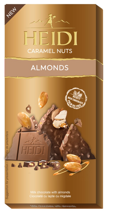 Heidi Caramel Nuts Almonds 80 g