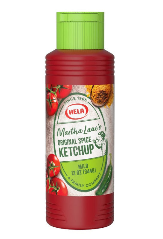 Hela Martha Lane's Original Spice Ketchup Mild 12 oz