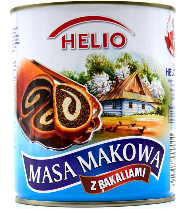 Helio Masa Makowa Poppy Seed Filling Fried Fruits & Nuts 850 g