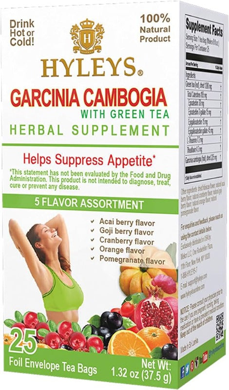 Hyleys Garcinia Cambogia Tea 5 Flavor Assortment