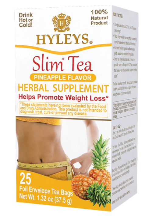 Hyleys Slim Tea Pineapple Flavor 25 Tea Bags