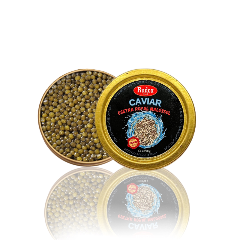 Osetra Royal Malossol Caviar 1.8oz by Rudca food