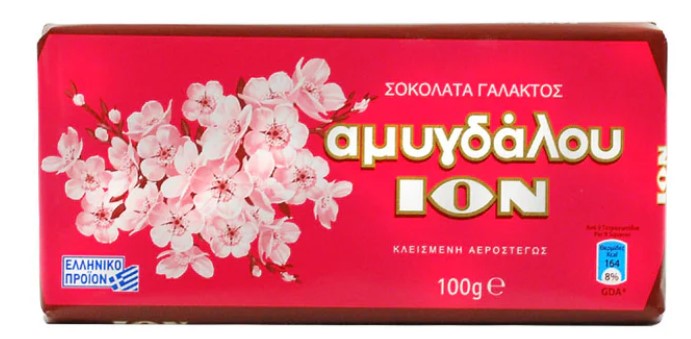 ION Milk Chocolate with Almonds 100 g