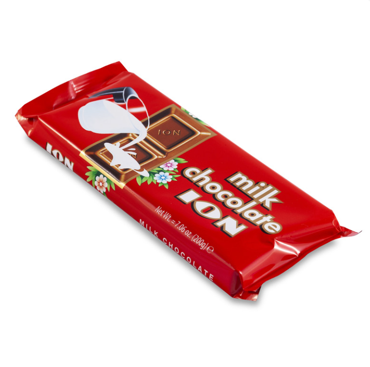 Barre de chocolat au lait Ion 200 g