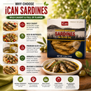 Ican Smoked Brisling Sardines in Olive Oil 120g