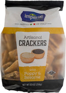 Imperial Delights Artisanal Crackers with Poppy & Sesame 250 g