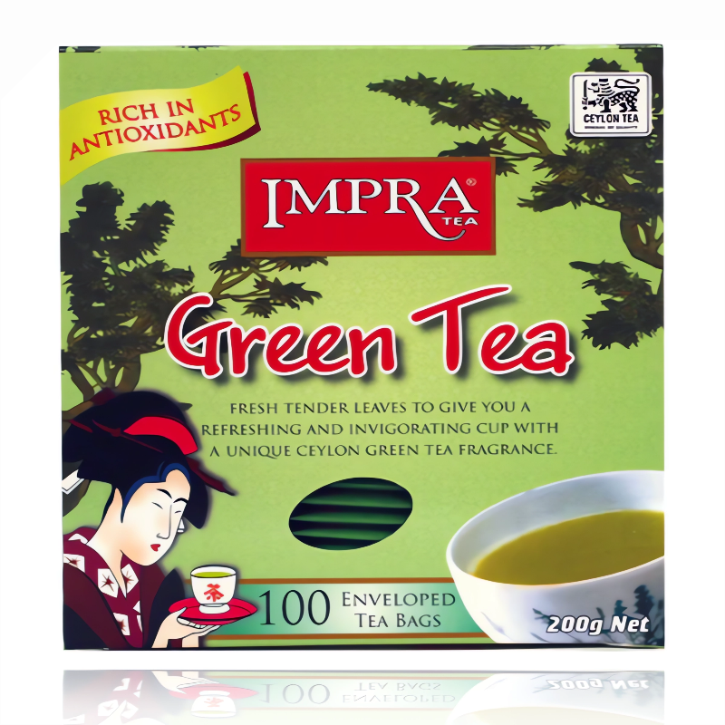 Impar Tea Impra Green Tea 100 Tea Bags