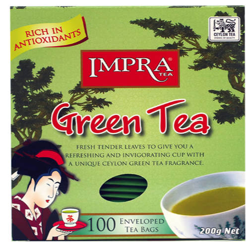 Impra Green Tea 100 Tea Bags