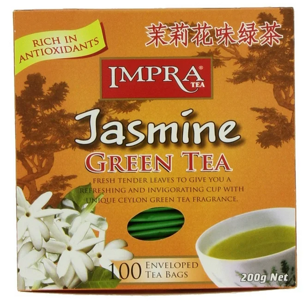 Impra Green Tea Jasmine 100 Enveloped Tea Bags