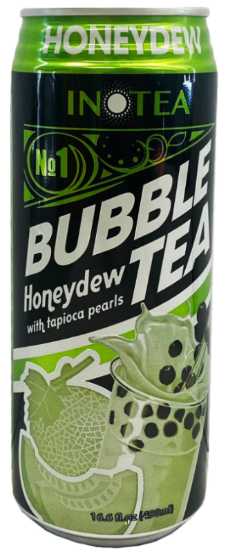 Inotea Honeydew Bubble Tea 490 Ml