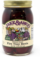 Jake & Amos Pickled Sweet Fire Tiny Beets 17 oz
