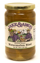 Jake & Amos Pickled Sweet Watermelon Rind 20 oz